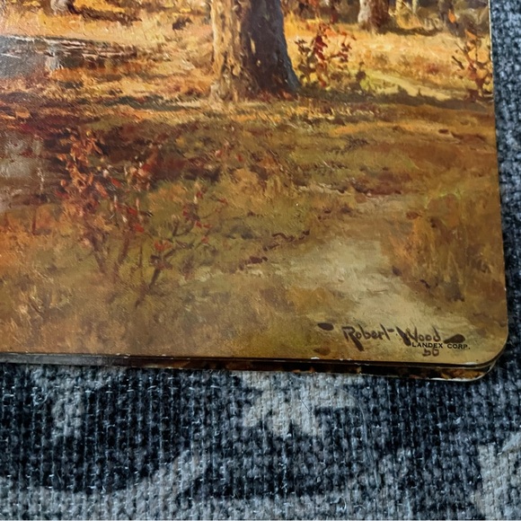 Set of 3 autumn Robert Wood placemats - Picture 5 of 8